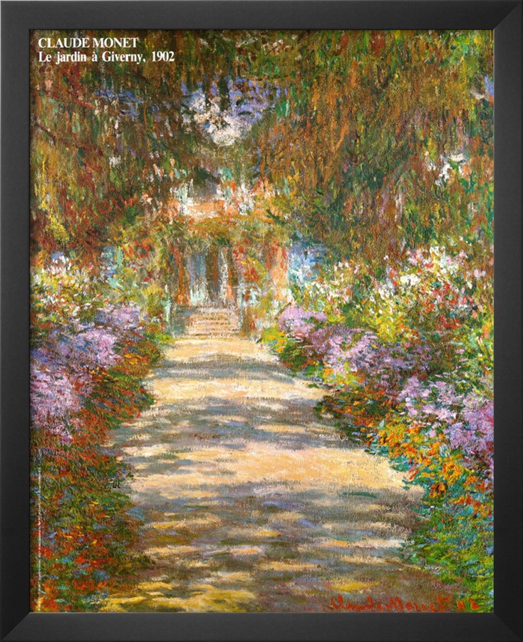 Garden in Giverny - Claude Monet Paintings